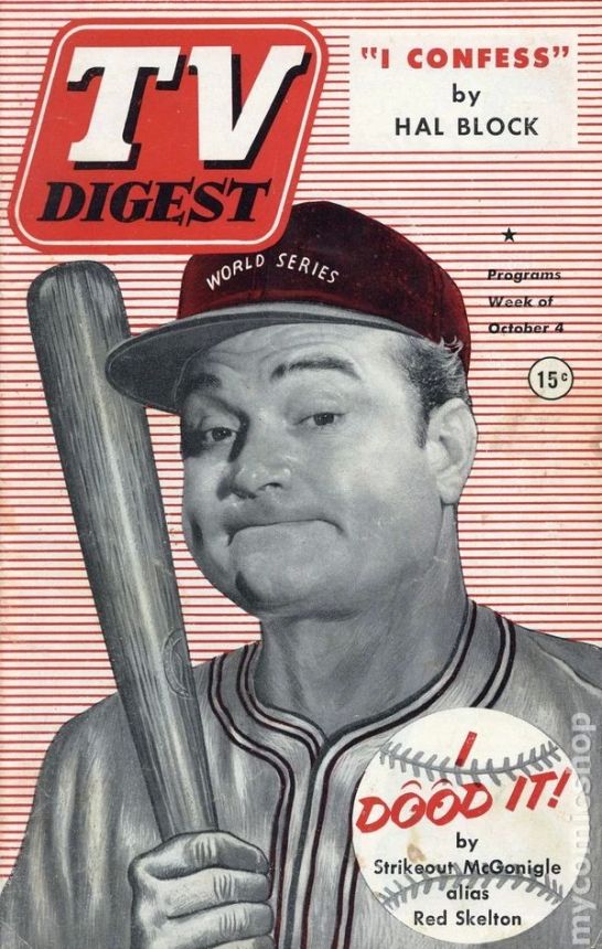TV DIGEST magazine side cover 4 October 1952