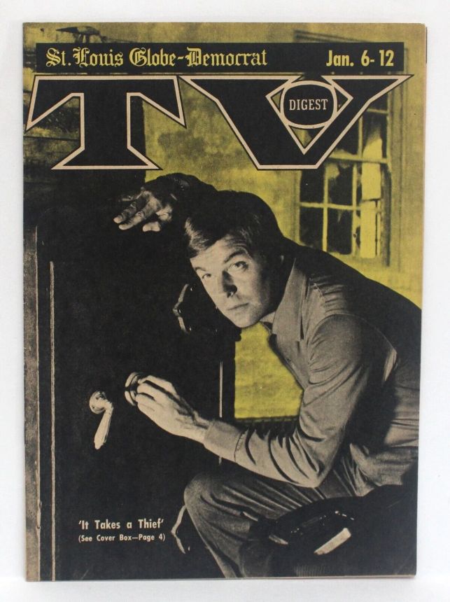 TV DIGEST magazine side cover 6 January 1968