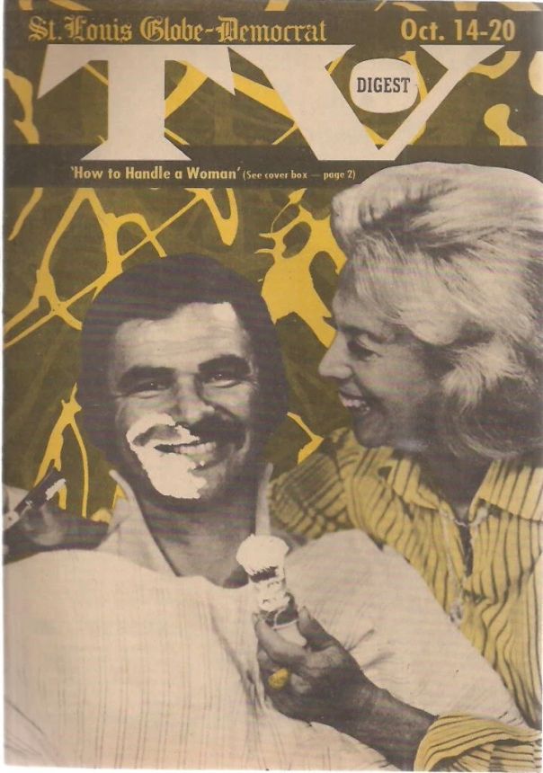 TV DIGEST magazine side cover 14 October 1972