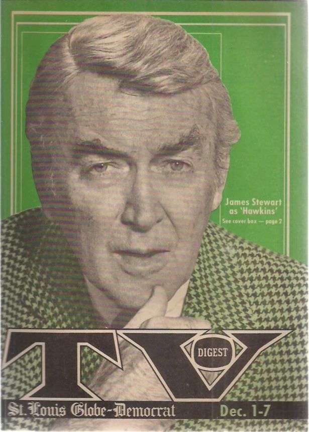 TV DIGEST magazine side cover 1 December 1973