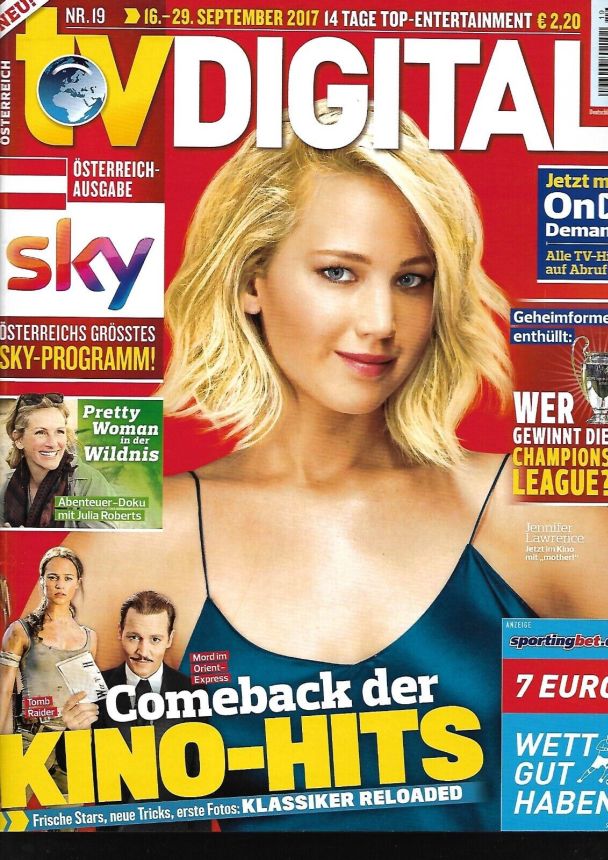 TV DIGITAL magazine side cover Issue 19 16 September 2017