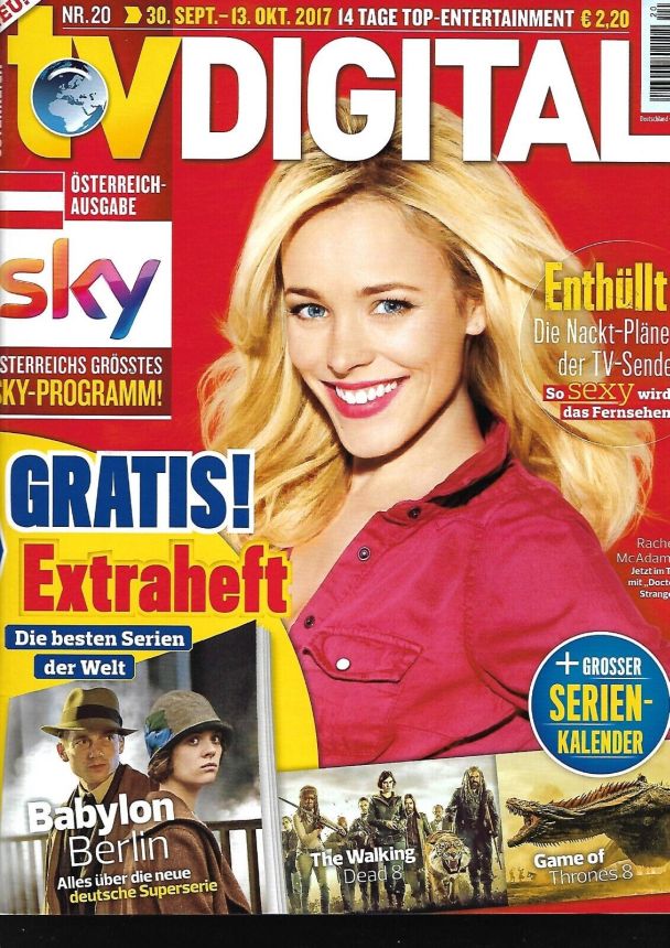 TV DIGITAL magazine side cover Issue 20 30 September 2017