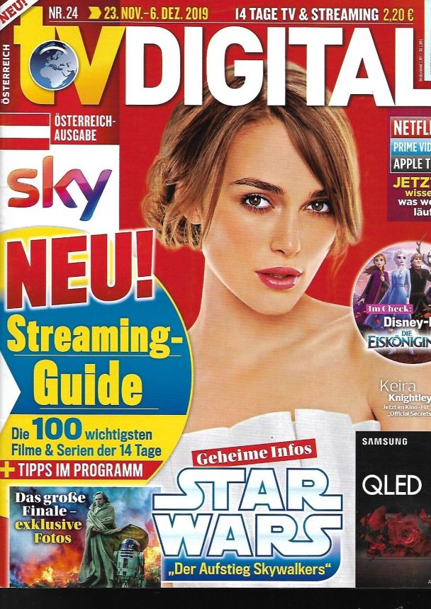 TV DIGITAL magazine side cover Issue 24 23 November 2019