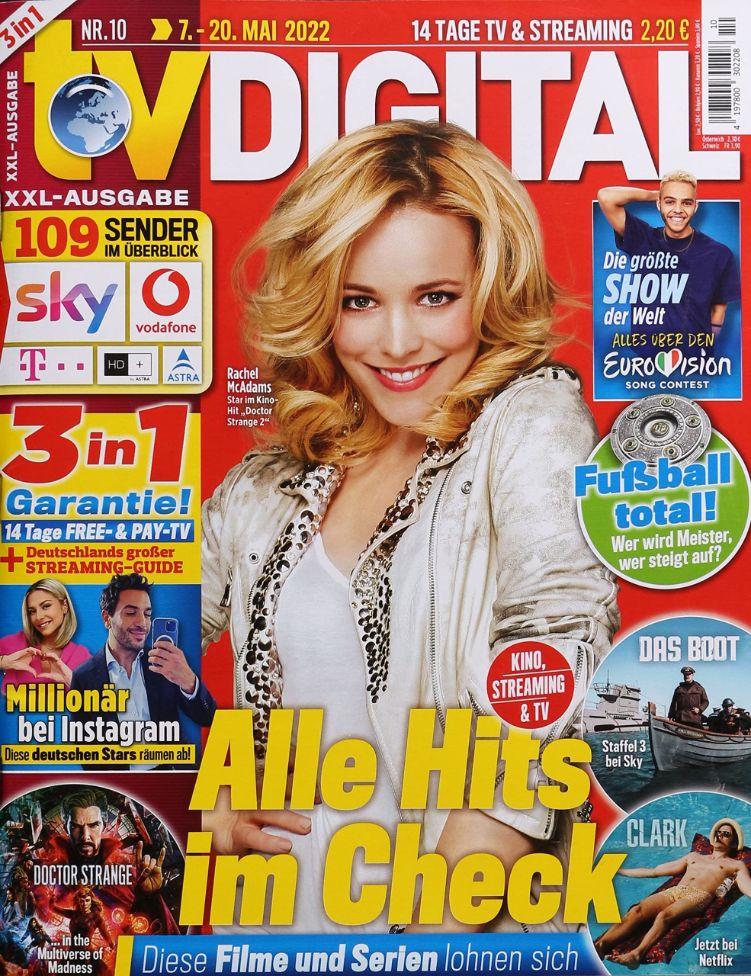 TV DIGITAL magazine side cover Issue 10 7 May 2022