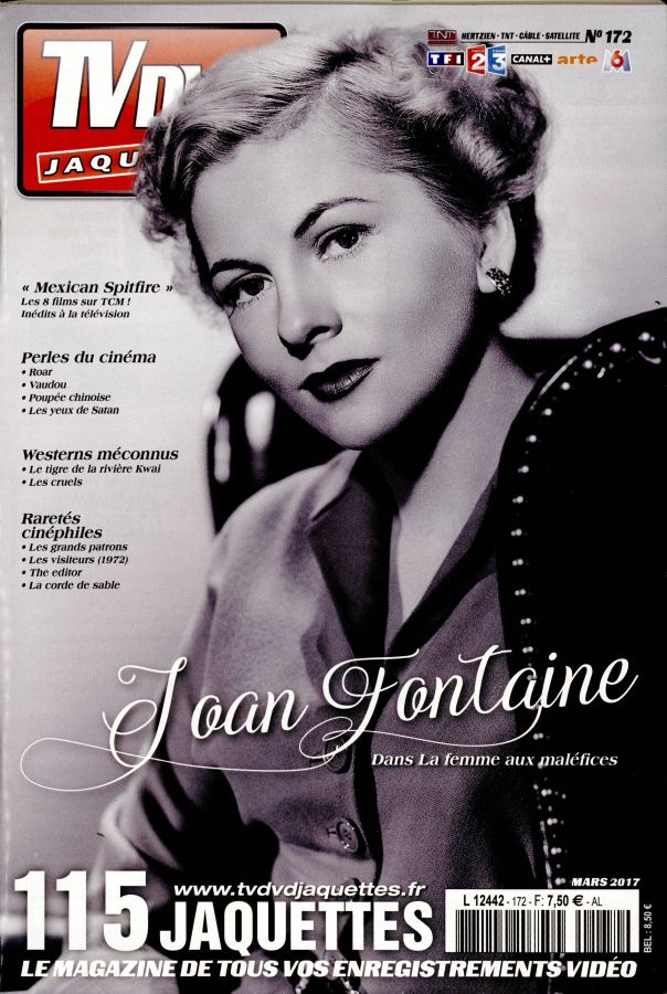 TV DVD JAQUETTES magazine side cover Issue 172 March 2017