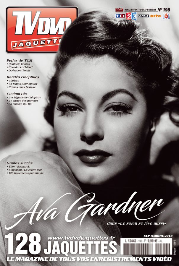 TV DVD JAQUETTES magazine side cover Issue 190  September 2018