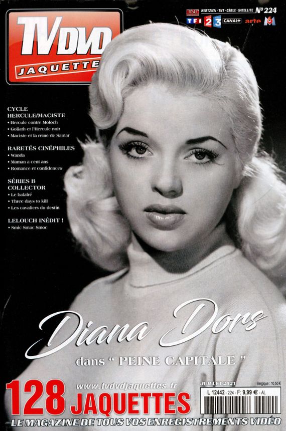 TV DVD JAQUETTES magazine side cover Issue 224.  July 2021
