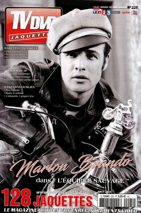 TV DVD JAQUETTES magazine side cover Issue 225.  August 2021