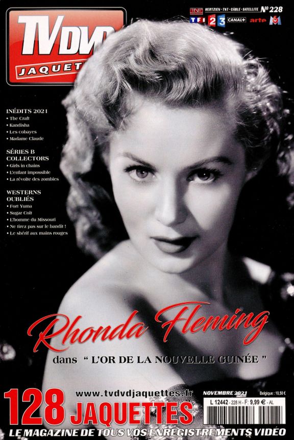 TV DVD JAQUETTES magazine side cover Issue 228.  November 2021
