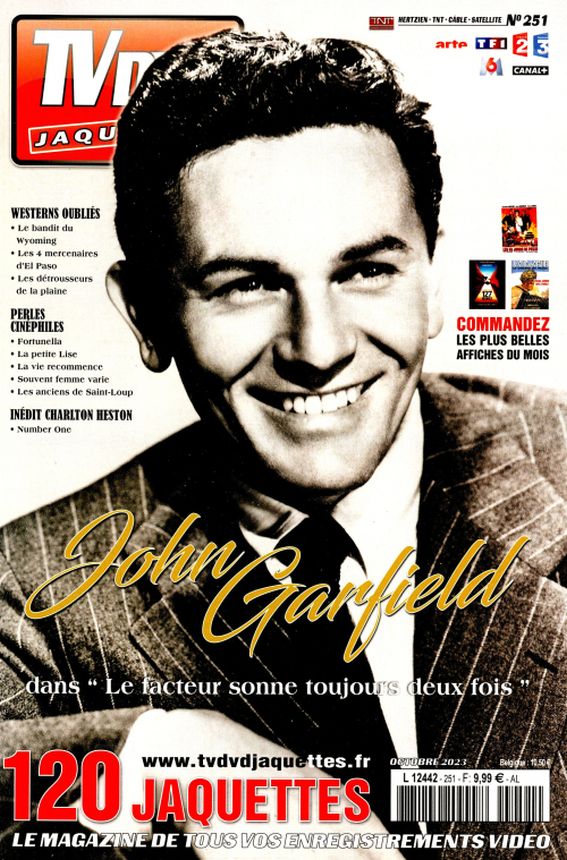 TV DVD JAQUETTES magazine side cover Issue 251  October 2023