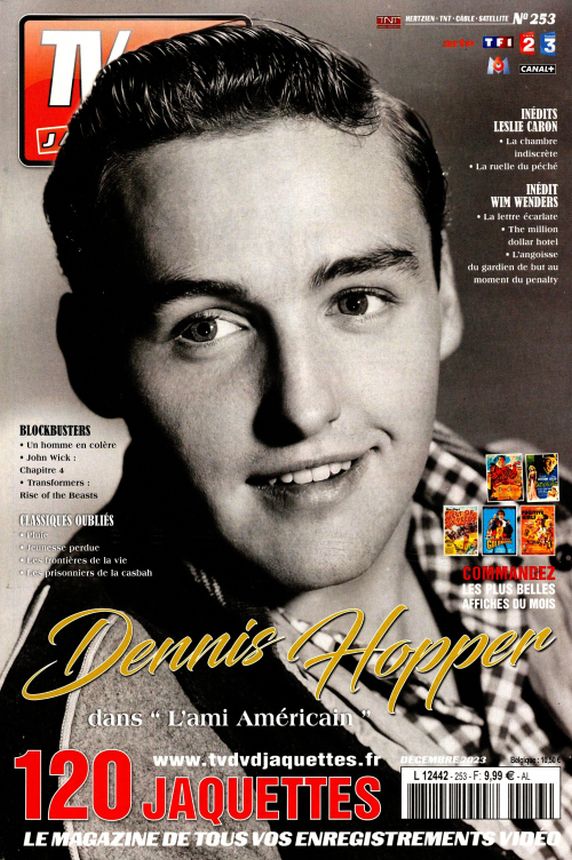 TV DVD JAQUETTES magazine side cover Issue 253  December 2023