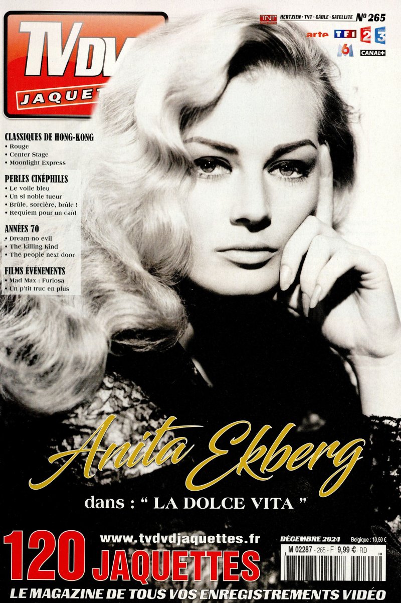 TV DVD JAQUETTES magazine side cover Issue 265  December 2024