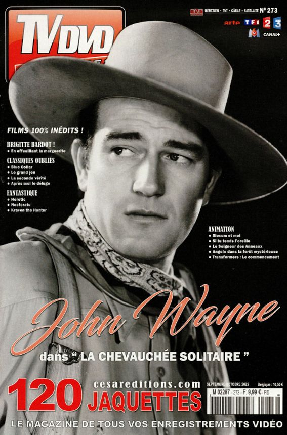 TV DVD JAQUETTES magazine side cover Issue 273  September/October 2025
