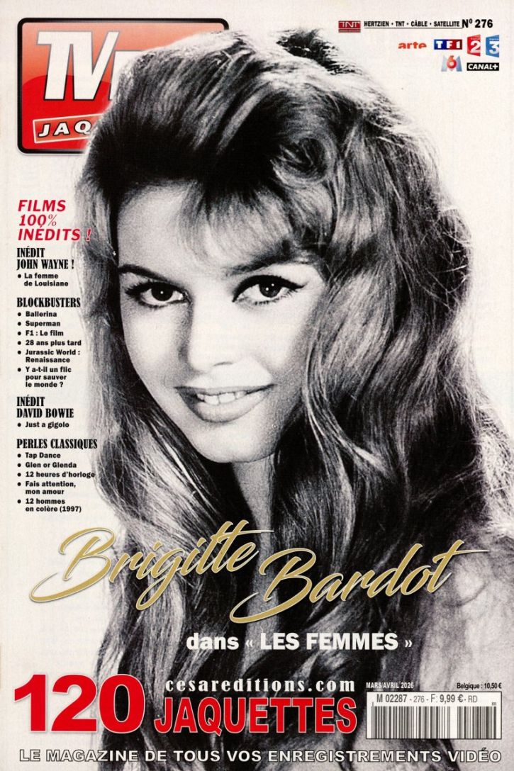 TV DVD JAQUETTES magazine side cover Issue 276  April 2026