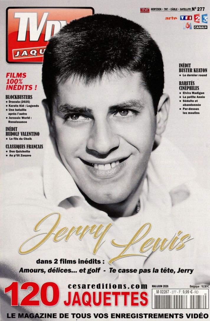 TV DVD JAQUETTES magazine side cover Issue 277  May 2026