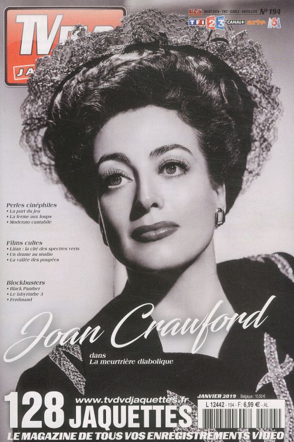 TV DVD JAQUETTES magazine side cover Issue 194  January 2019