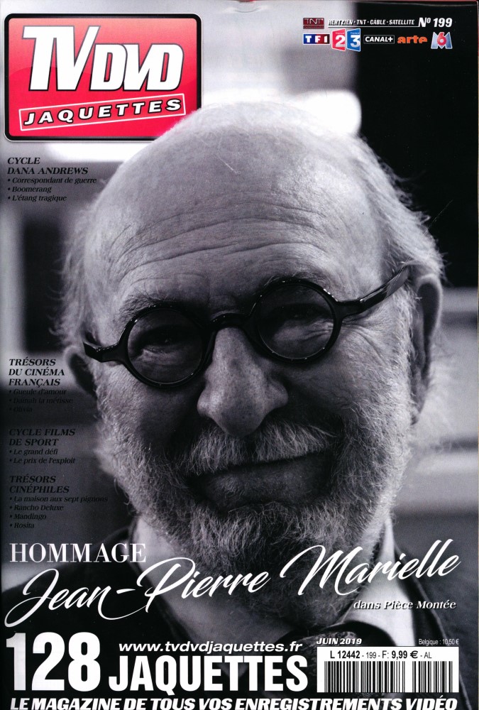 TV DVD JAQUETTES magazine side cover Issue 199  June 2019
