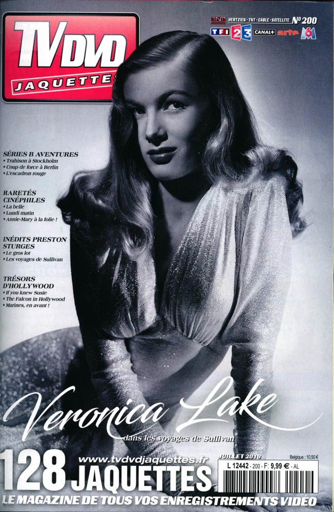 TV DVD JAQUETTES magazine side cover Issue 200  July 2019