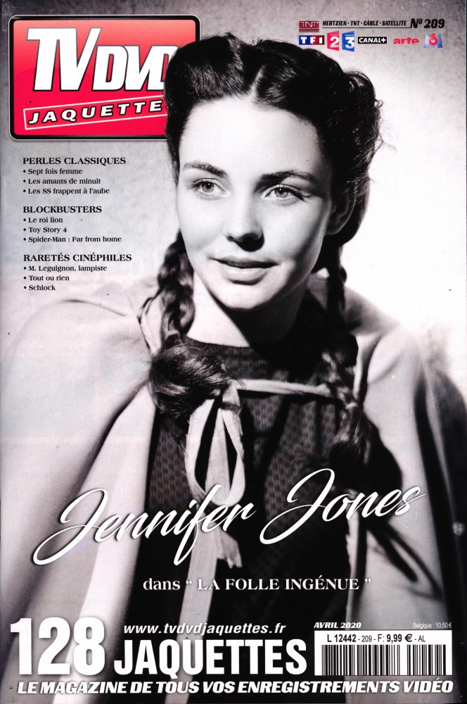TV DVD JAQUETTES magazine side cover Issue 209  April 2020
