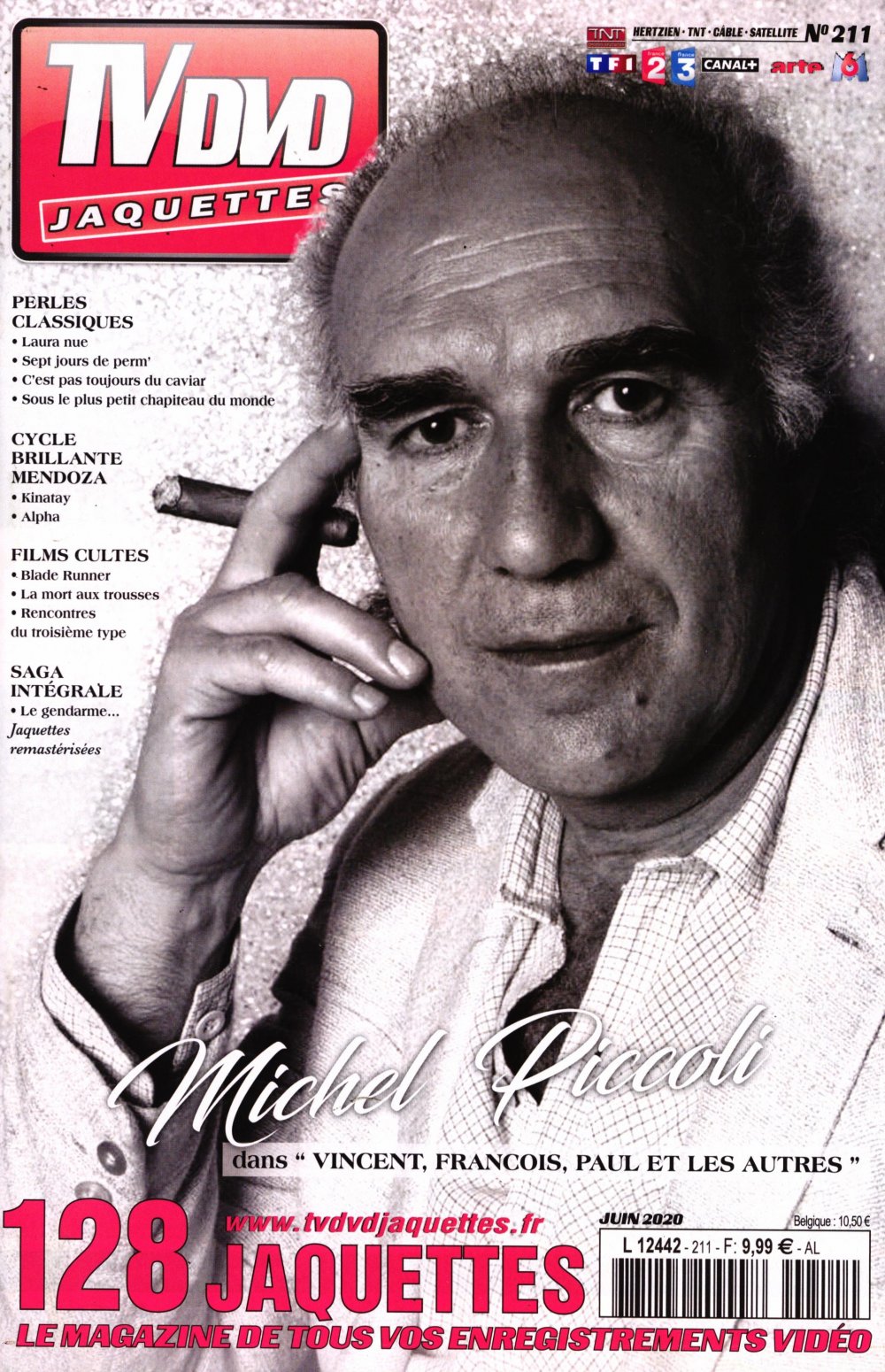 TV DVD JAQUETTES magazine side cover Issue 211  June 2020