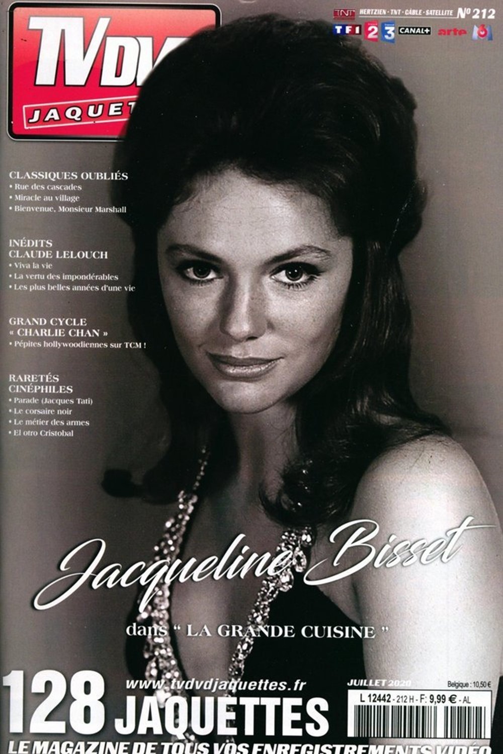 TV DVD JAQUETTES magazine side cover Issue 212  July 2020