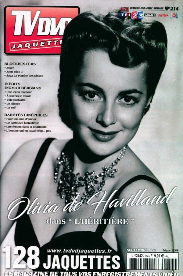 TV DVD JAQUETTES magazine side cover Issue 214  September 2020