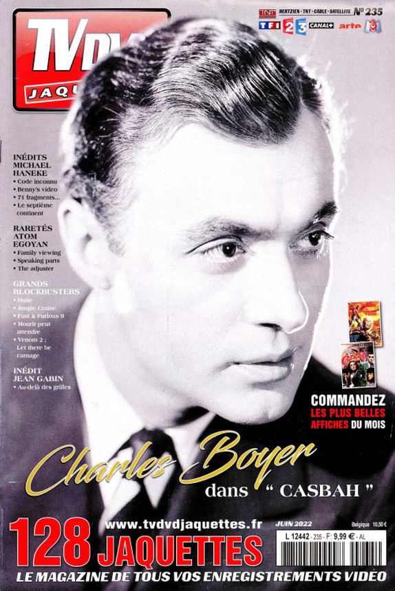 TV DVD JAQUETTES magazine side cover Issue 235  June 2022