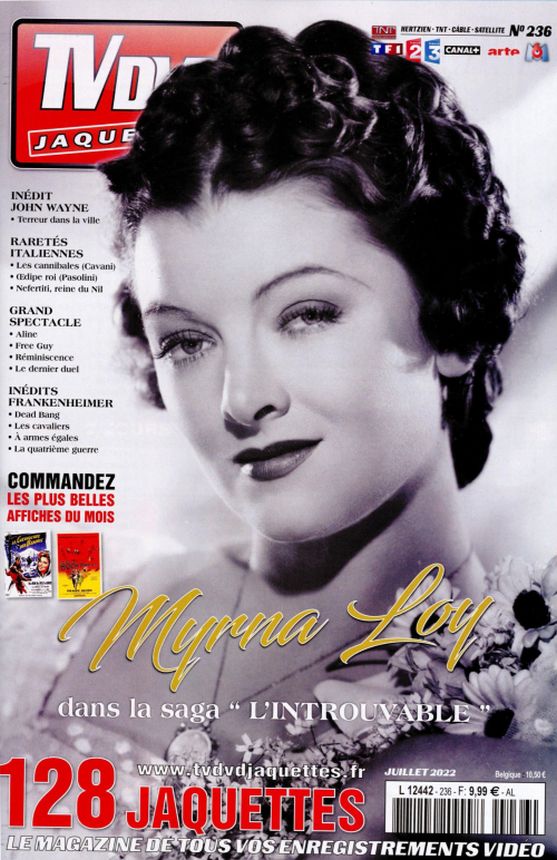 TV DVD JAQUETTES magazine side cover Issue 236  July 2022