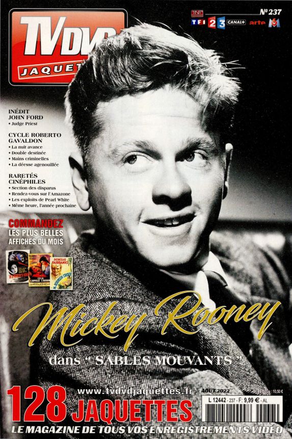 TV DVD JAQUETTES magazine side cover Issue 237  August 2022