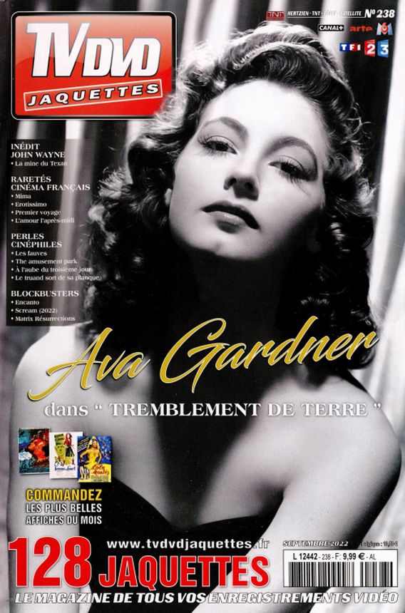 TV DVD JAQUETTES magazine side cover Issue 238  September 2022