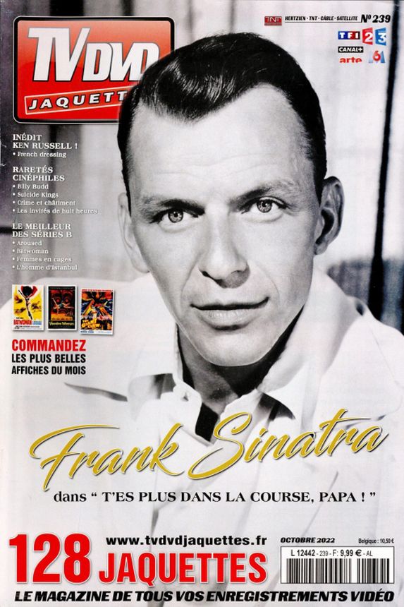 TV DVD JAQUETTES magazine side cover Issue 239  October 2022