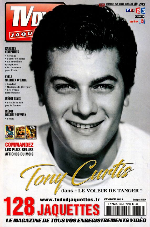 TV DVD JAQUETTES magazine side cover Issue 243  February 2023
