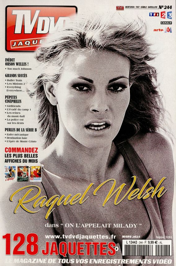 TV DVD JAQUETTES magazine side cover Issue 244  March 2023