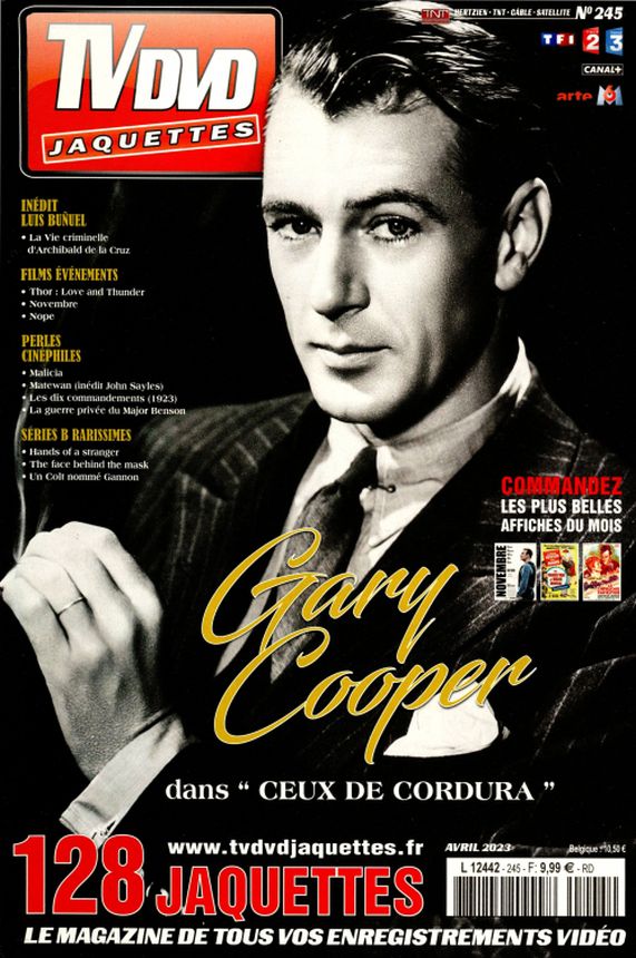 TV DVD JAQUETTES magazine side cover Issue 245  April 2023