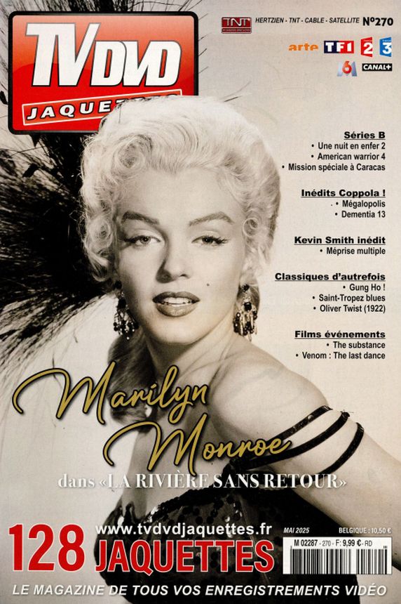 TV DVD JAQUETTES magazine side cover Issue 270  May 2025