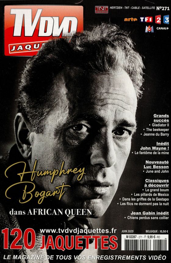 TV DVD JAQUETTES magazine side cover Issue 271  June 2025