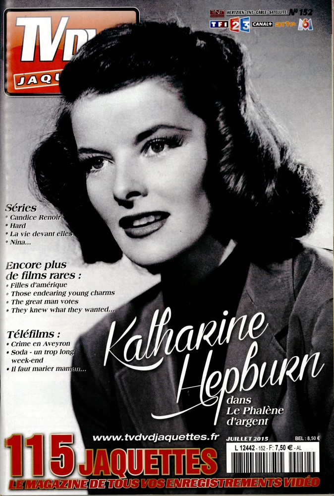 TV DVD JAQUETTES magazine side cover Issue 152 July 2015