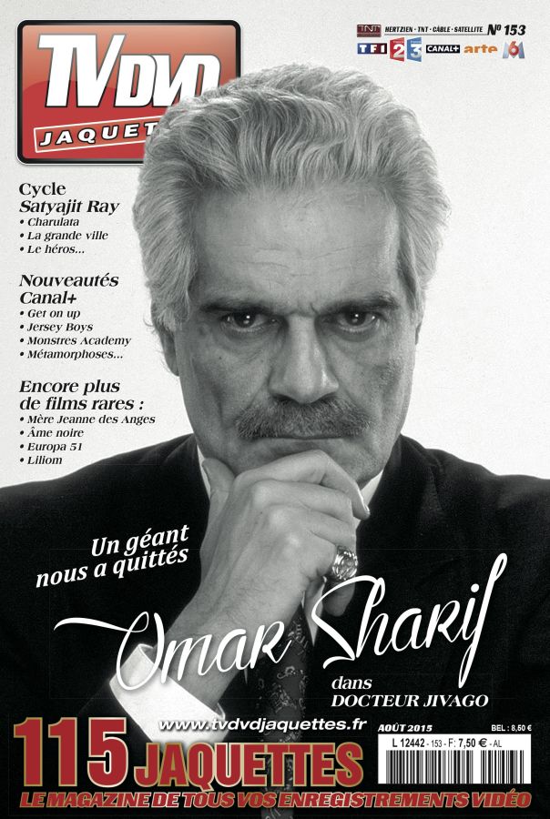 TV DVD JAQUETTES magazine side cover Issue 153 August 2015