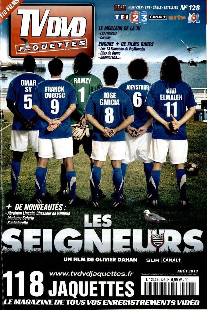 TV DVD JAQUETTES magazine side cover Issue 128 August 2013