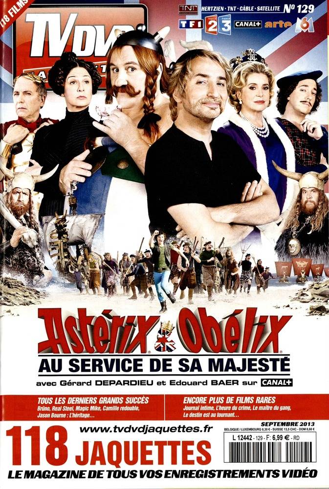 TV DVD JAQUETTES magazine side cover Issue 129 September 2013