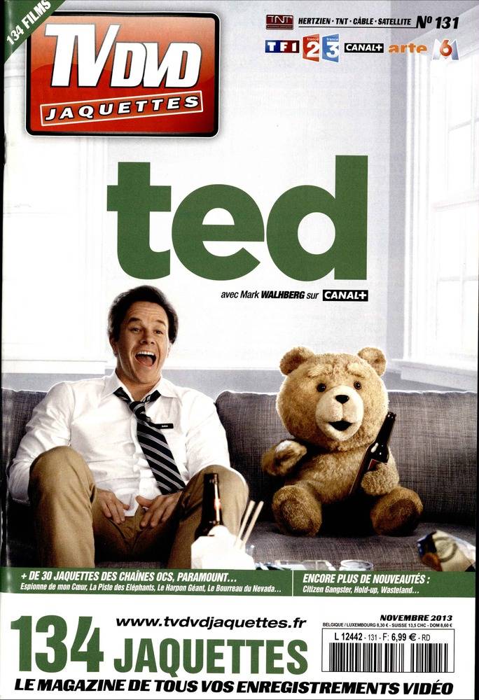 TV DVD JAQUETTES magazine side cover Issue 131 November 2013