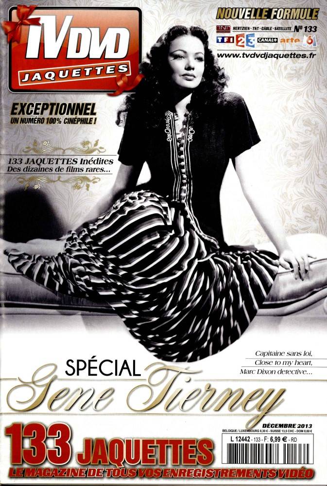TV DVD JAQUETTES magazine side cover Issue 133 December 2013
