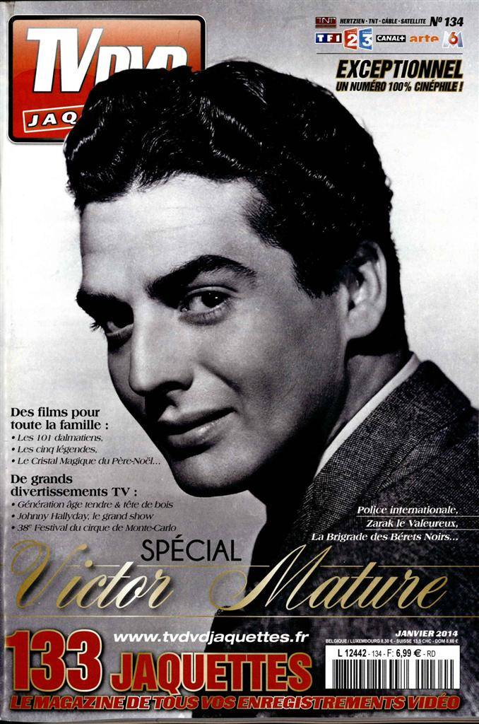 TV DVD JAQUETTES magazine side cover Issue 134 January 2014