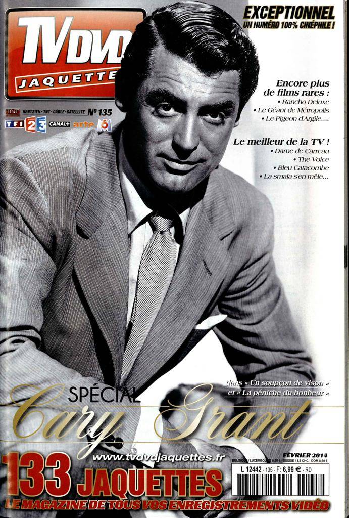 TV DVD JAQUETTES magazine side cover Issue 135 February 2014