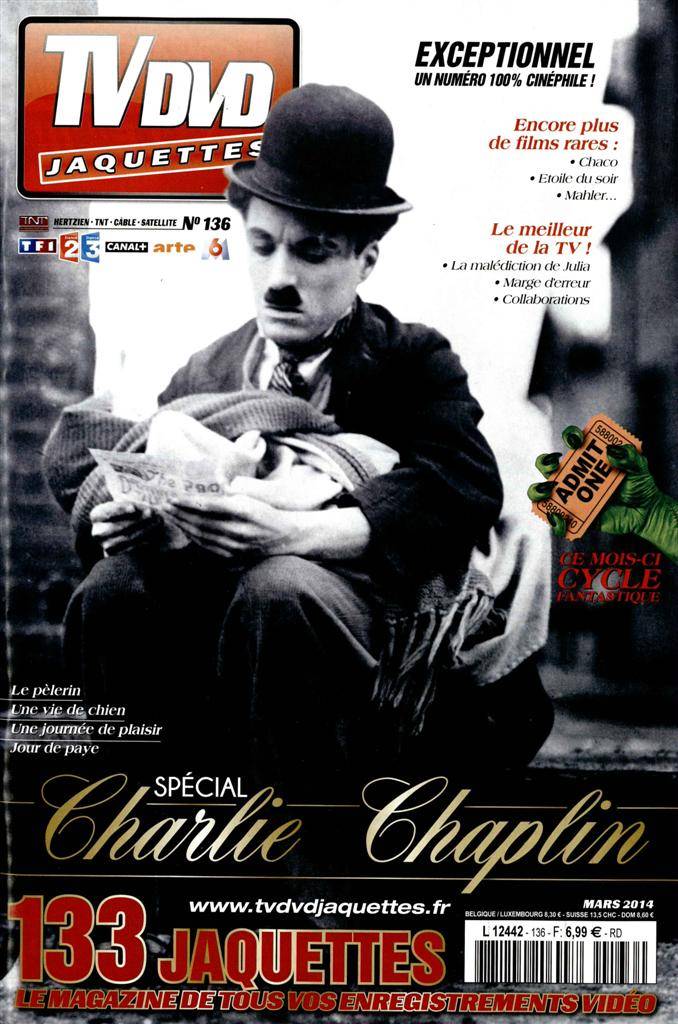 TV DVD JAQUETTES magazine side cover Issue 136 March 2014