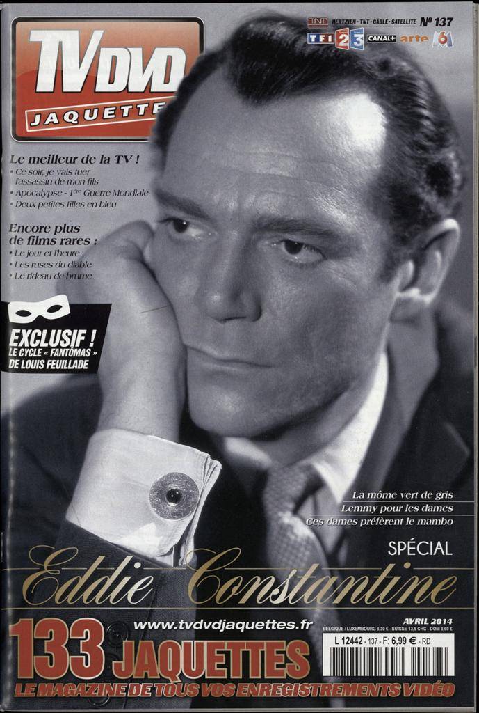 TV DVD JAQUETTES magazine side cover Issue 137 April 2014