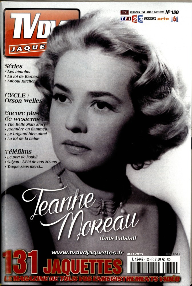 TV DVD JAQUETTES magazine side cover Issue 150 May 2015