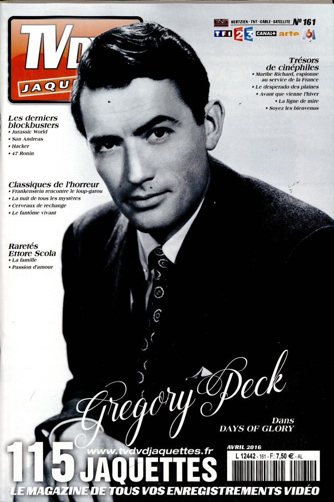 TV DVD JAQUETTES magazine side cover Issue 161 April 2016