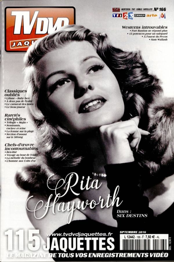 TV DVD JAQUETTES magazine side cover Issue 166 September 2016