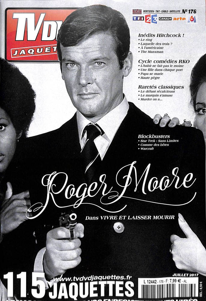 TV DVD JAQUETTES magazine side cover Issue 176 July 2017